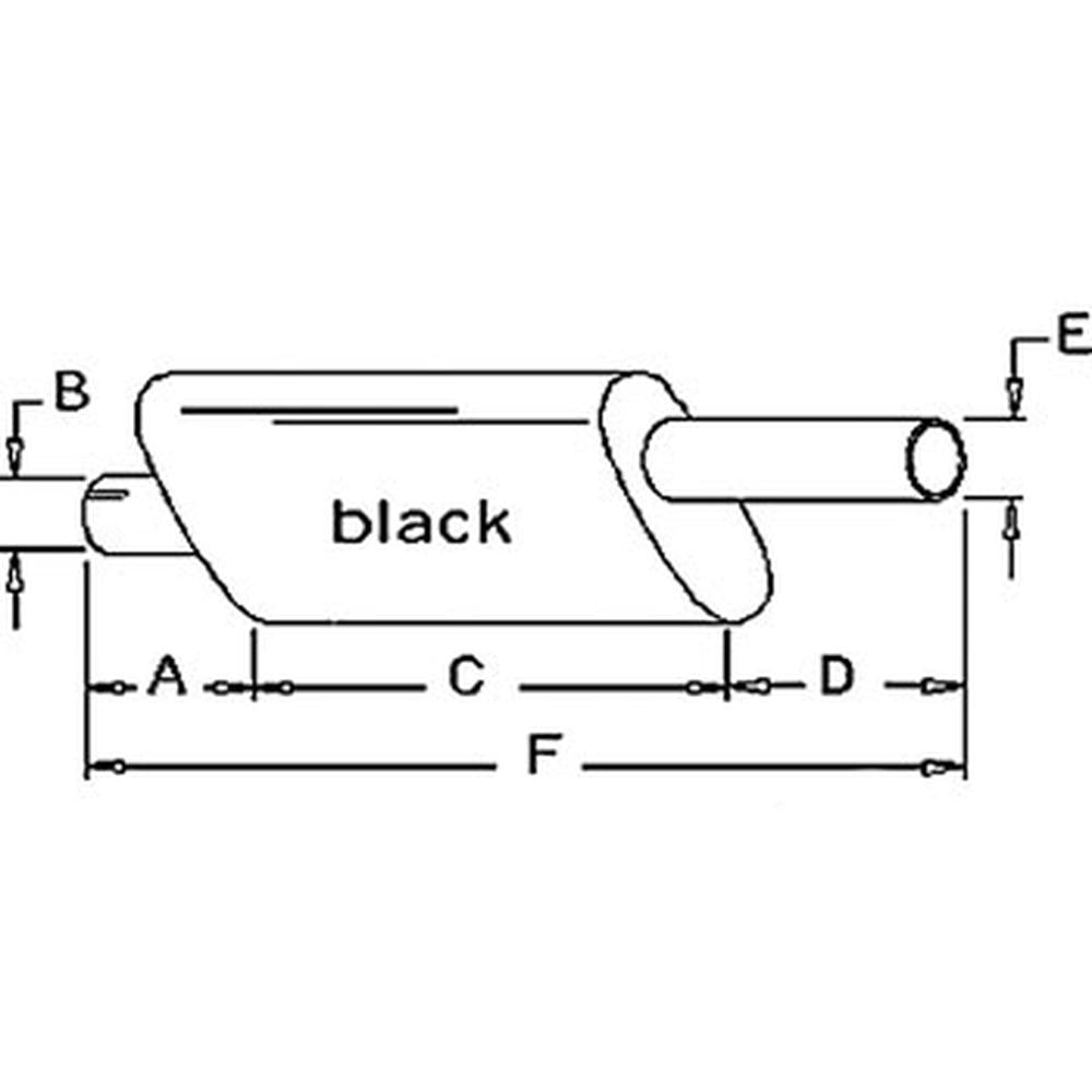 AM3246T Black Muffler – Fits John Deere – additional image 7