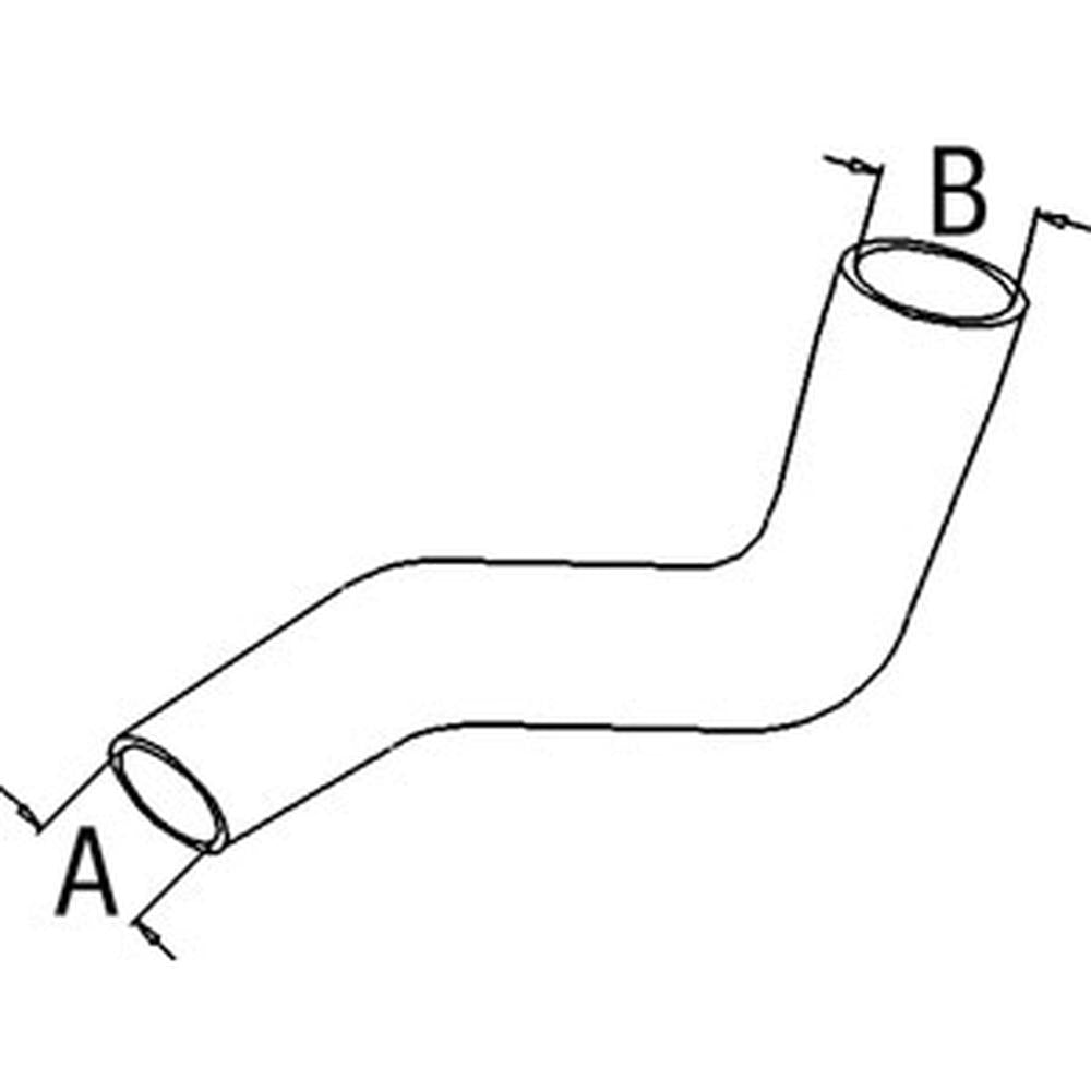 R126013 Bottom Radiator Hose – Fits John Deere