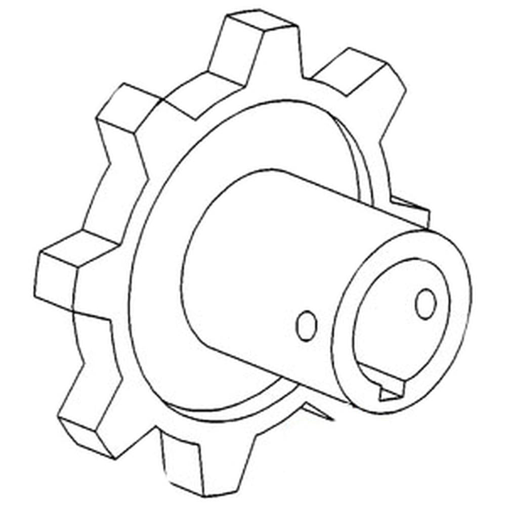 H91334 Clean Grain Auger Lower Sprocket – Fits John Deere