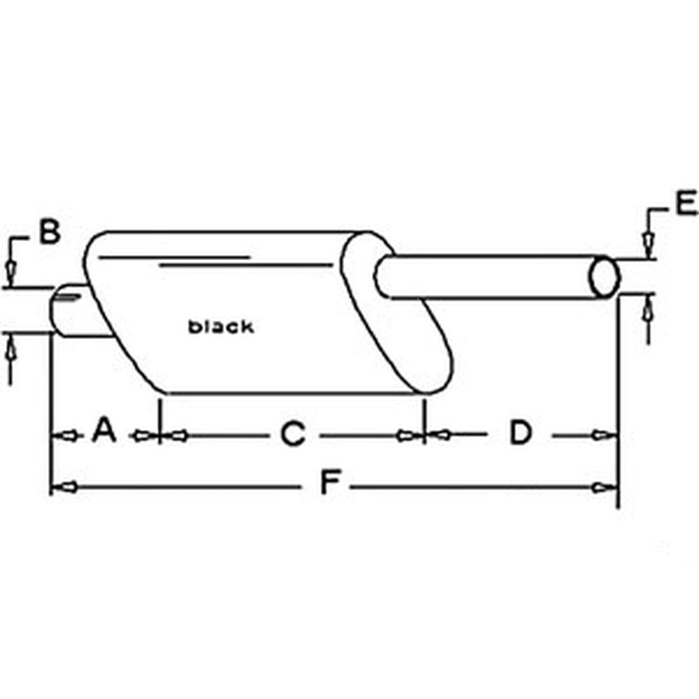 237811 Muffler – Fits Allis Chalmers