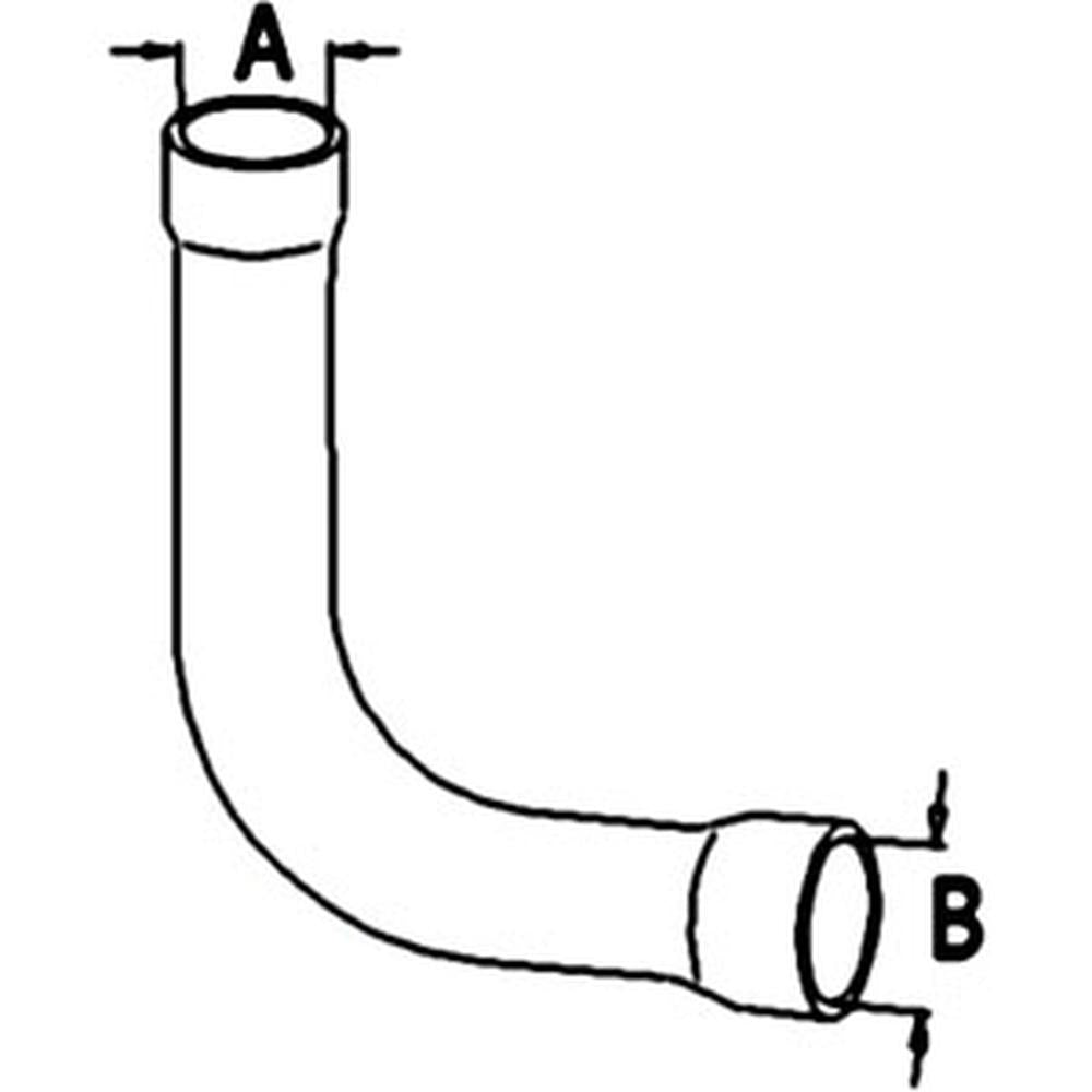 K921972 David Brown Tractor Top Radiator Hose 1200 1210 1212 990 995 996 – additional image 2