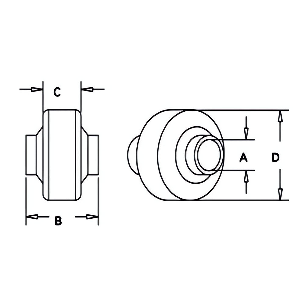BS08 Top Link Socket Ball (Fits Category I & II) 2PT 3PT Hitches – Fits Massey Ferguson – additional image 2