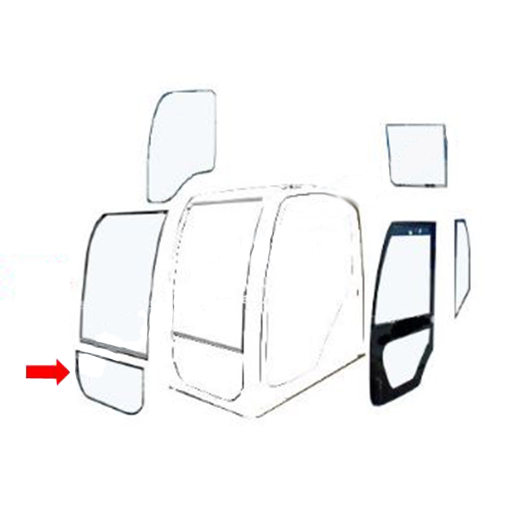 YN02C03160P1 Front Lower Cab Glass – Fits Kobelco