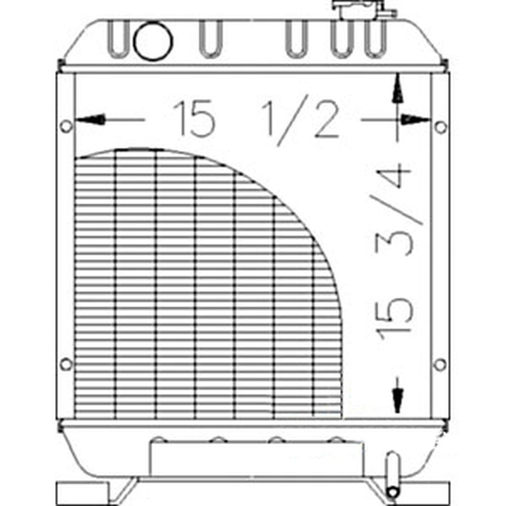 Radiator – Fits Ford / New Holland