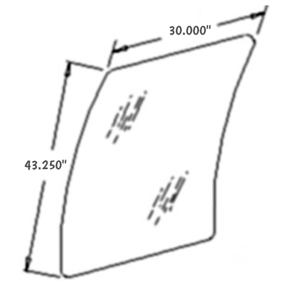 AT214113 Cab Glass - Upper Windshield – additional image 2