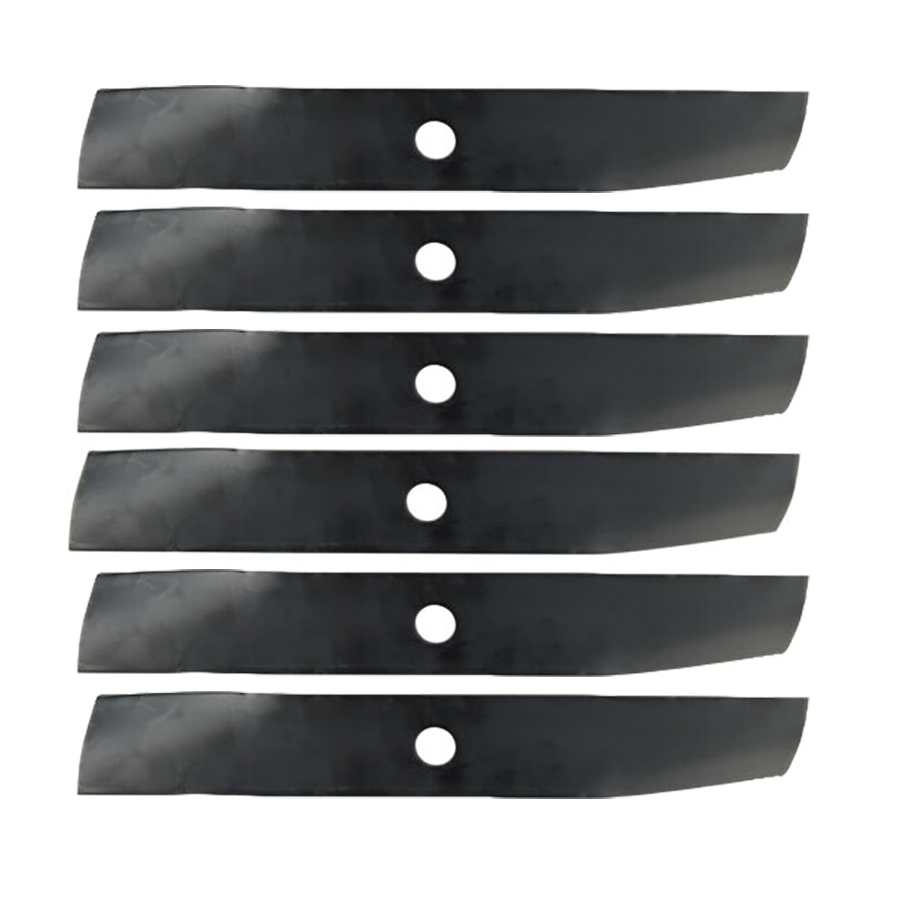 106077 Set Of Six New Aftermarket Blades 13-7/8” X 2” X .1870” – Fits Toro