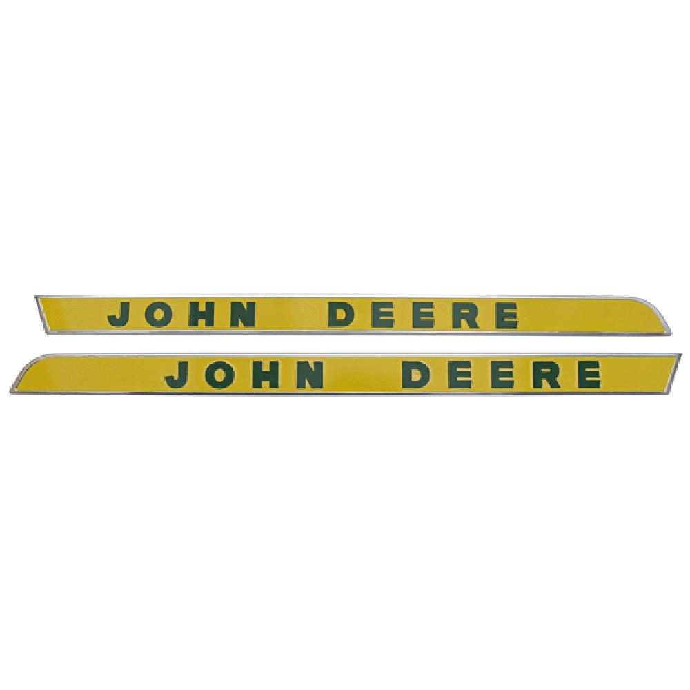 AR28048 Right & Left-Hand Side Moldings (Raised Letters) – Fits John Deere