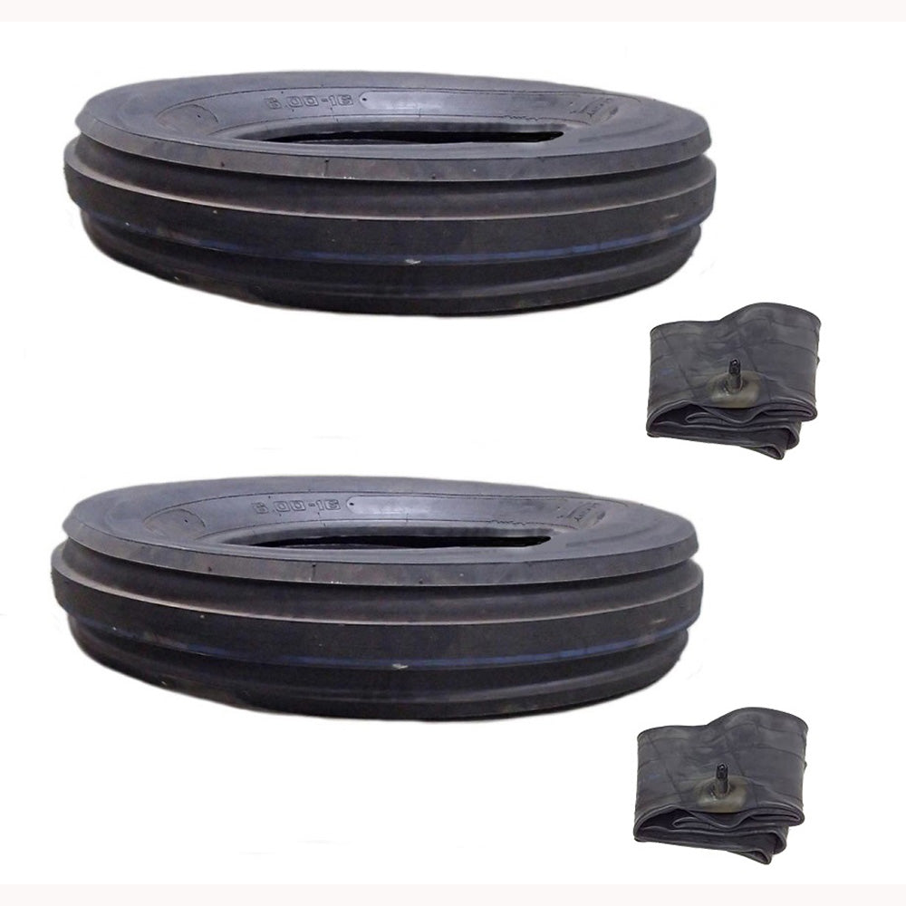 60016-TIRETUBE Qty 2: 600 x 16 Tire and Tube Set