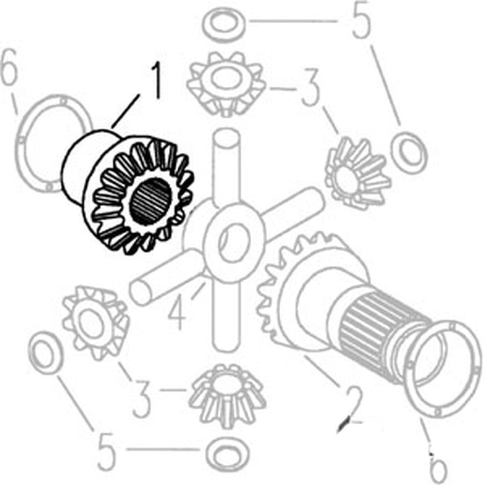 C5NN4236A Gear, Diff. Side