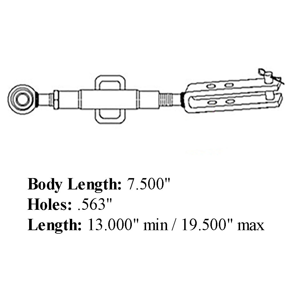 15990 Adjustable Side Link with Pin – Fits Yanmar – additional image 3