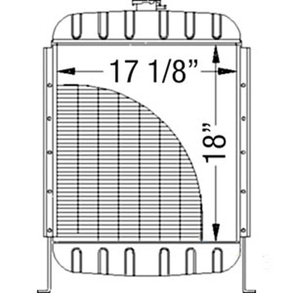 K922003 Radiator – Fits David Brown – additional image 2