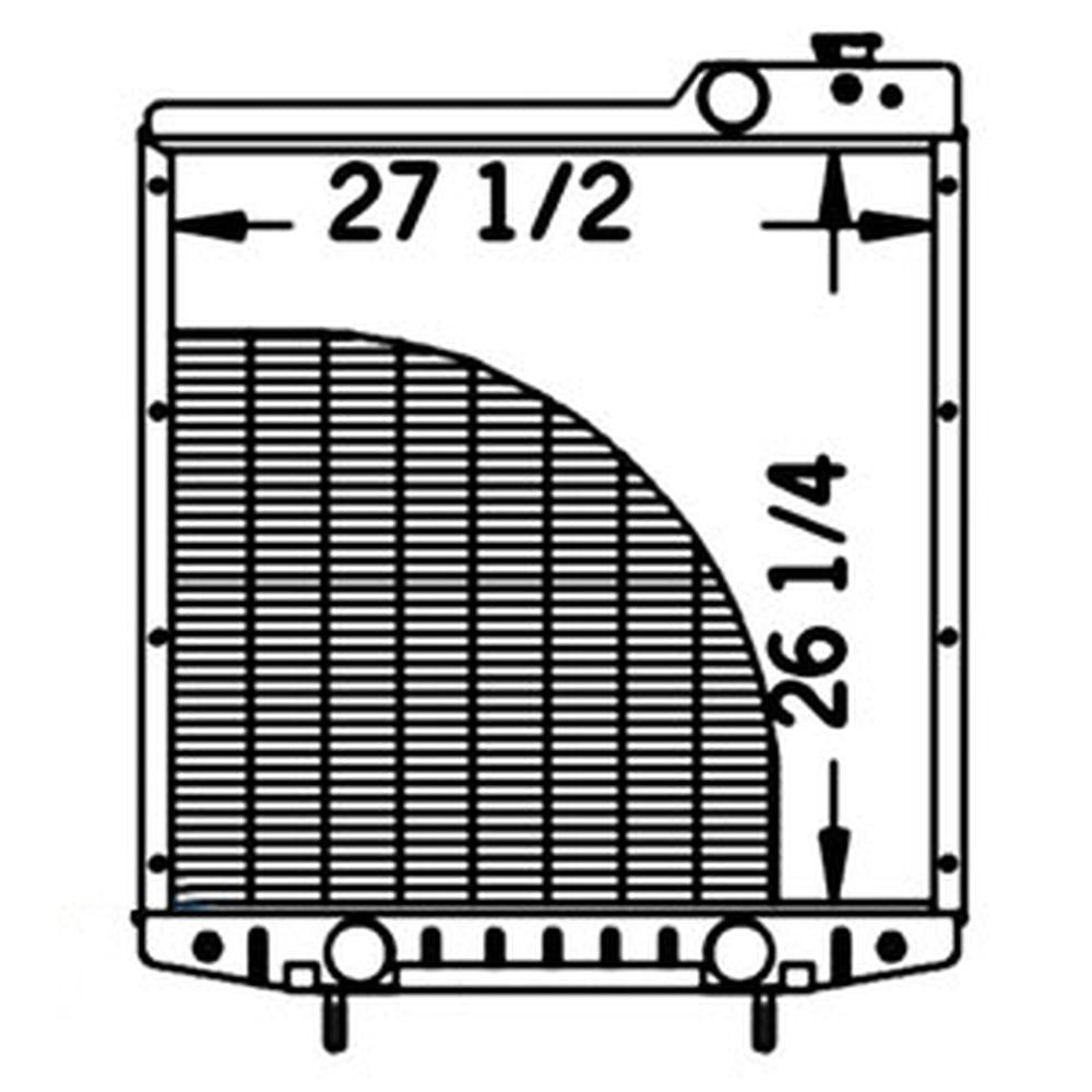 A190663 Radiator – Fits Case IH – additional image 2
