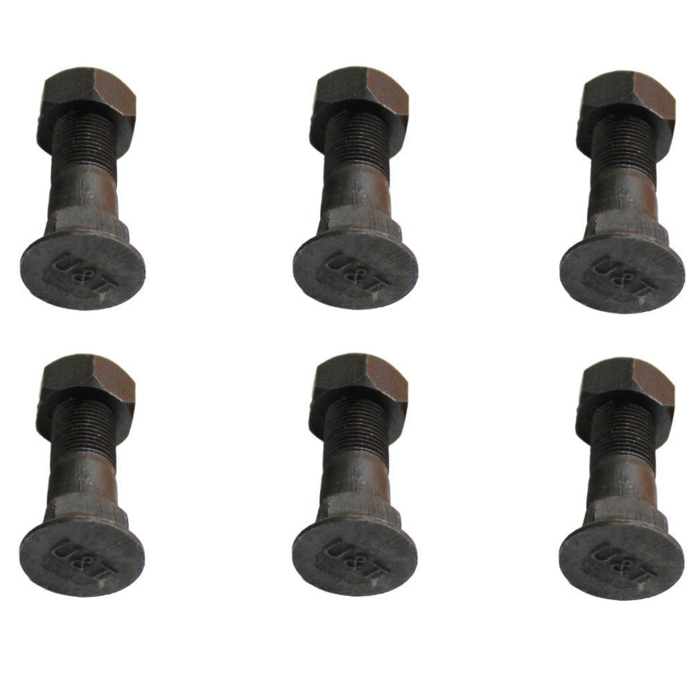 826/00303 Six (6) Aftermarket Tooth Point Plough Bolts & Nuts – Fits JCB