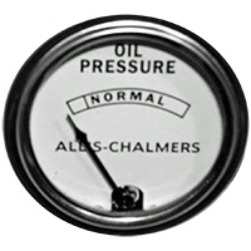 70228718-WHT Oil Pressure Gauge (w/ White Face Plate)