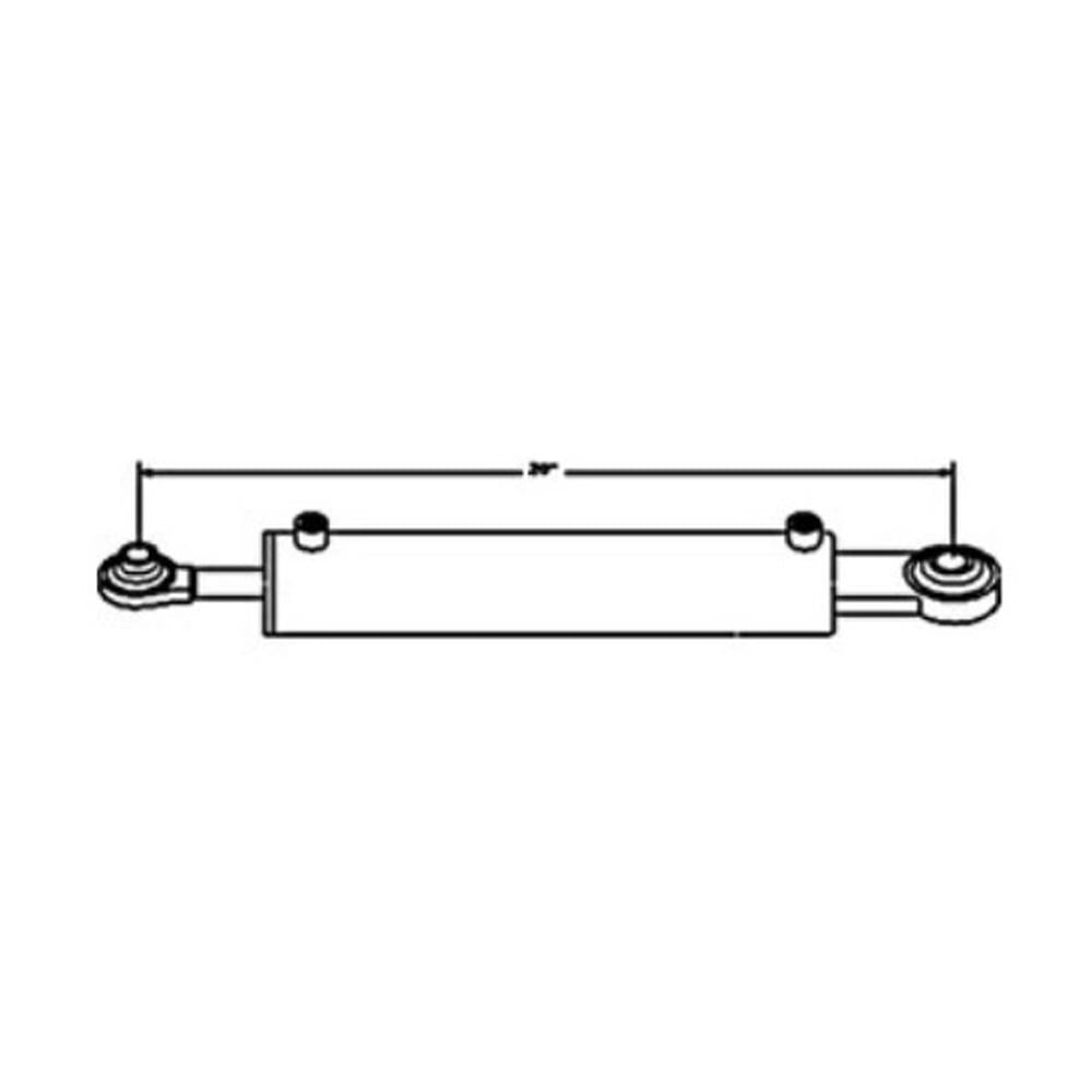 HTL3102 Hydraulic Top Link Cylinder w/ 3" Bore – Fits Caterpillar – additional image 2