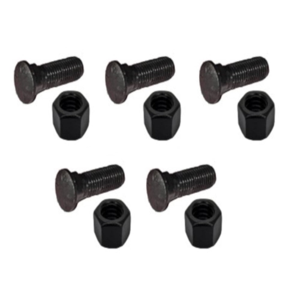 PM06705 (5) Plow Bolt & Nut for Blades Cutting Edges 5/8-11x2 1/4 Grade 8 – Fits Caterpillar