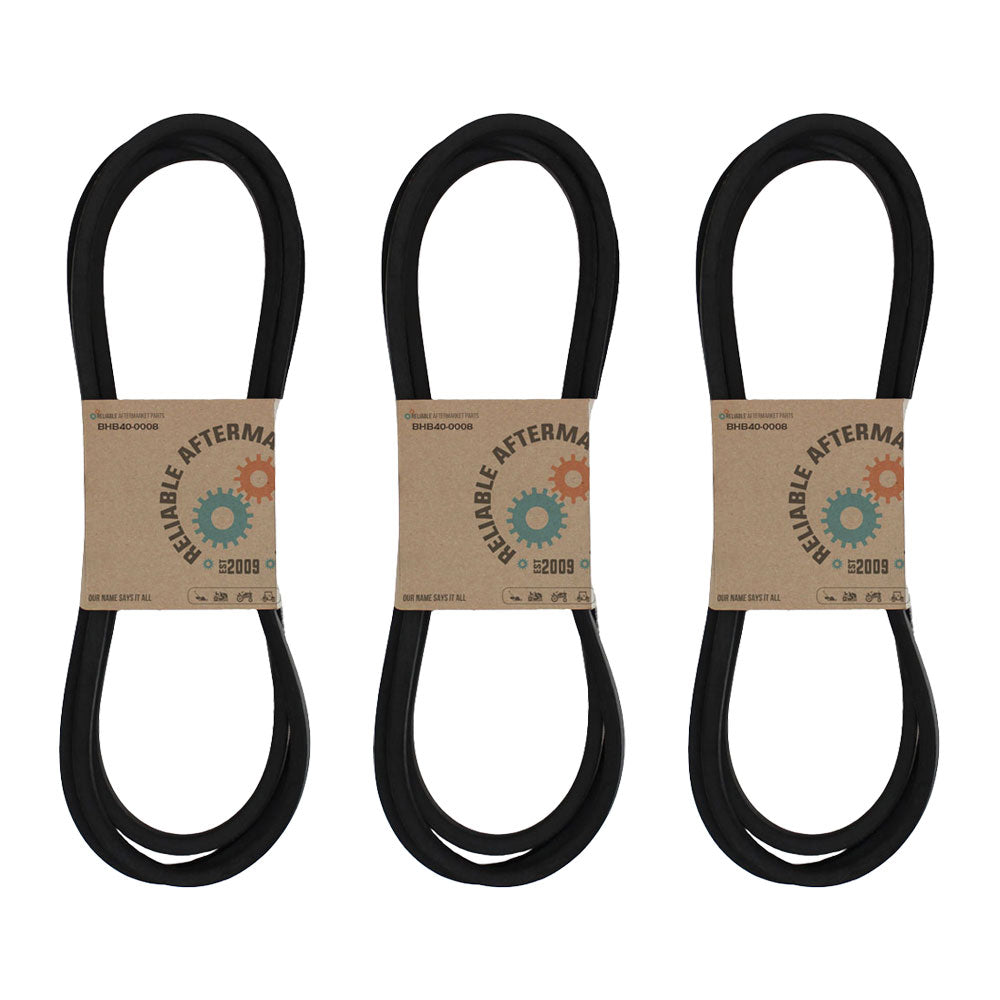 1680230W1 Disc Mower Belt Set 3 – Fits Massey Ferguson