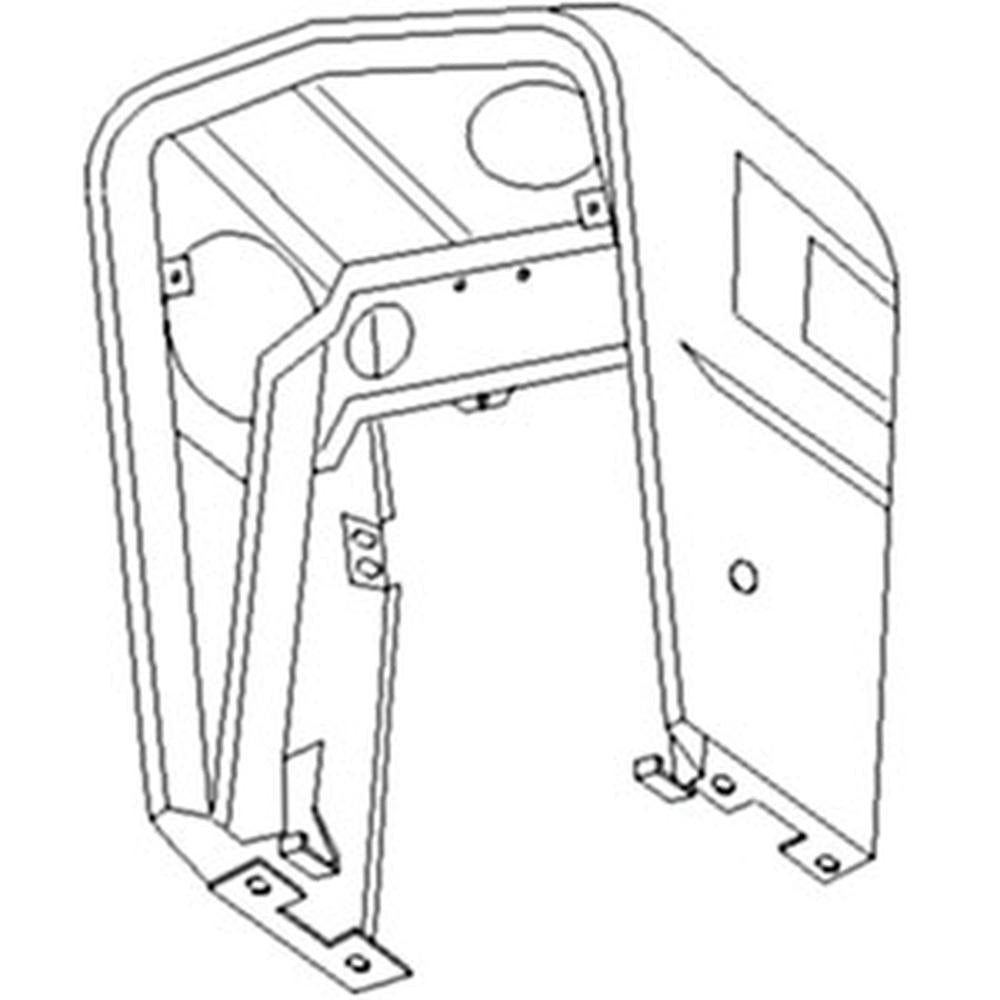D5NN8N202A Radiator Shell for Dry Air Cleaner