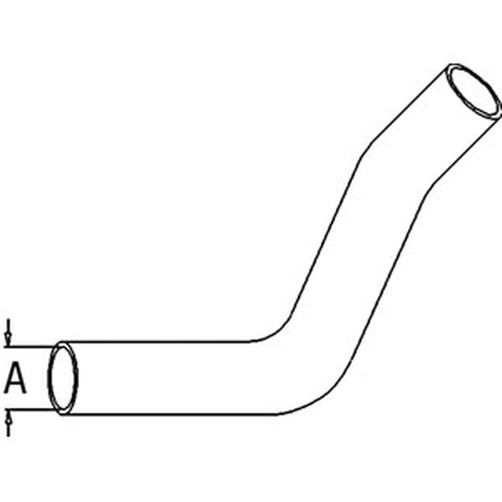 R126605 Top Radiator Hose – Fits John Deere