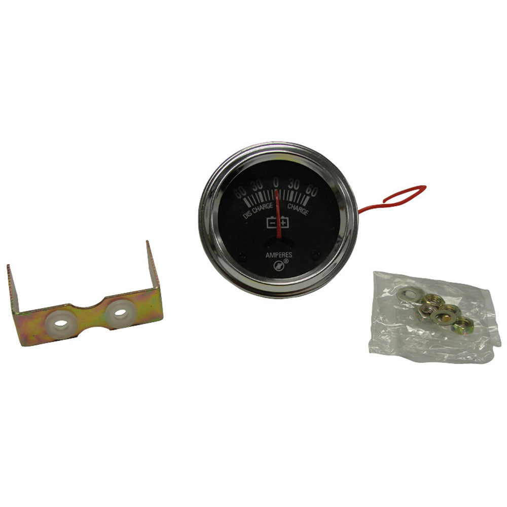 1207-0551 Chrome Amp Meter (60-0-60) – additional image 2