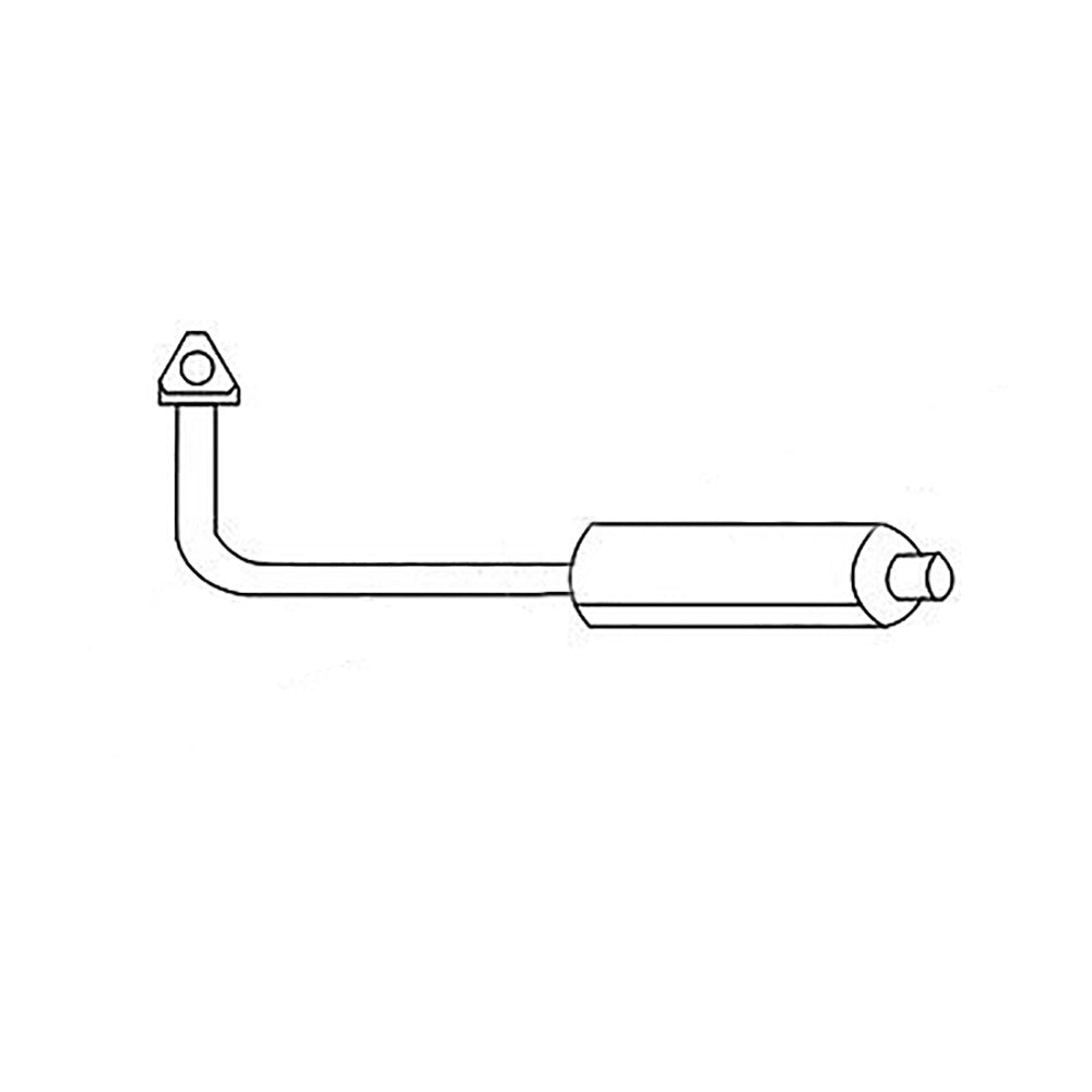 M132 Muffler – Fits Massey Ferguson – additional image 2