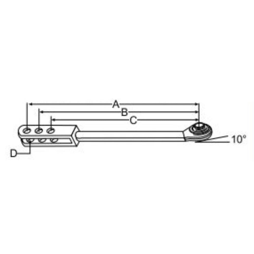 159-1150 Leveling box Rod, LH – Fits Kubota – additional image 2