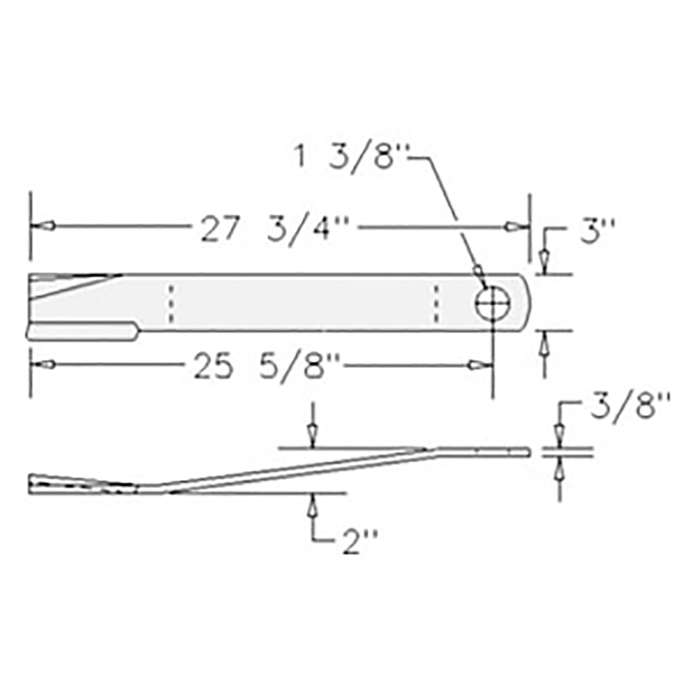 00772302 CCW Rotary Cutter Blade – Fits Rhino – additional image 2