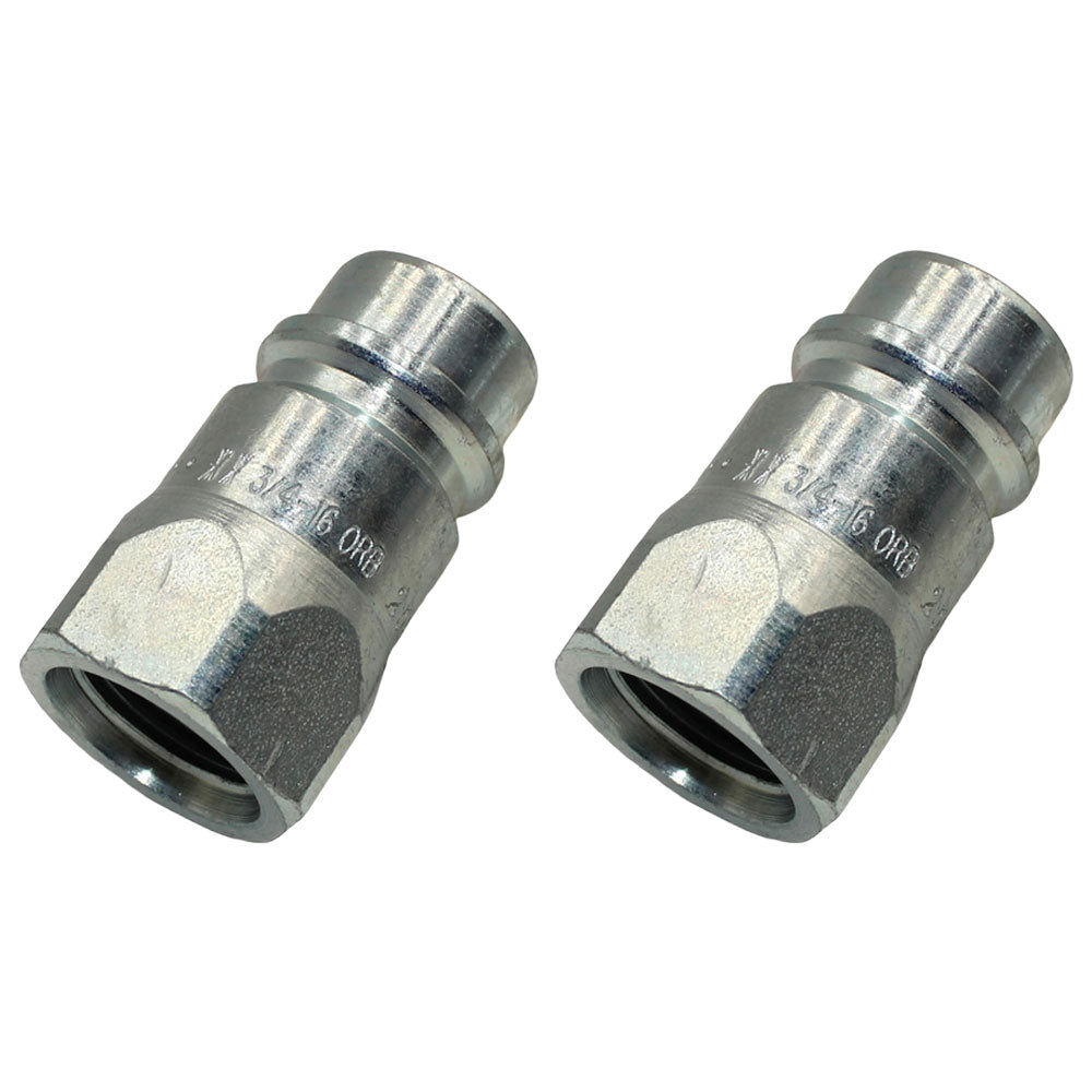 8010-15P of Hydraulic Male Tip Poppet Style 3/4"-16 ORB x 1" Hex Shoulder DR10008 – additional image 2