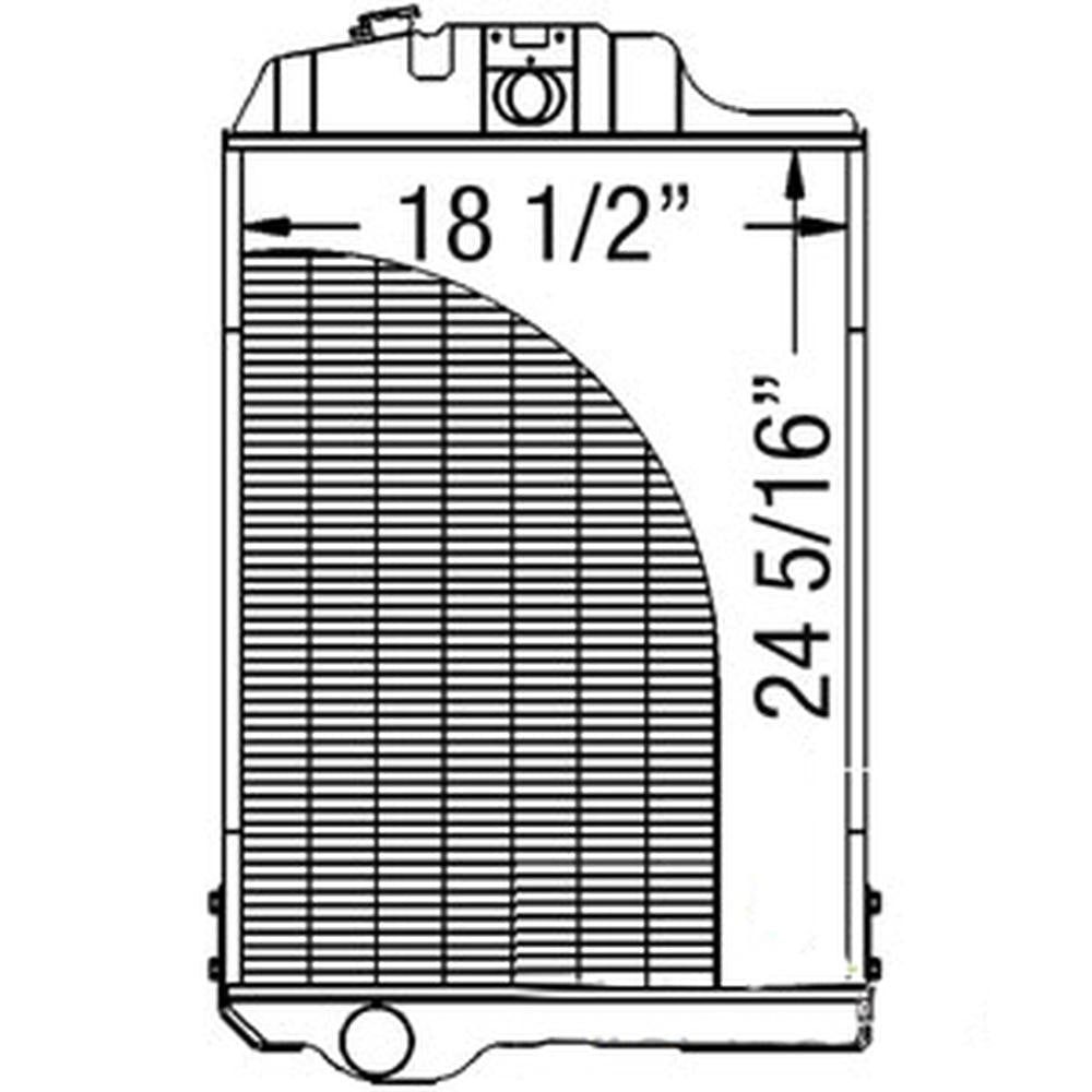 AL37566 Radiator – Fits John Deere – additional image 2
