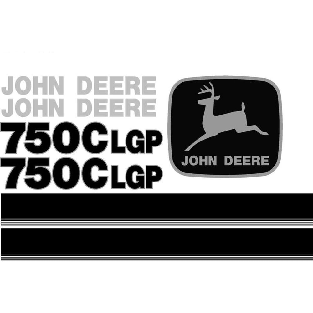 JD750CLGPDECALSET Decal Set – Fits John Deere