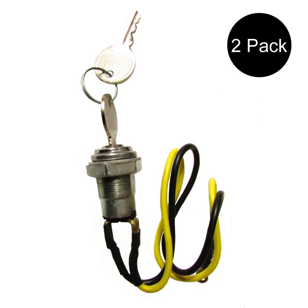 A8N3679C TWO(2) 764929M91, 837013M91 MF Ignition Switch W/ 2 keys 35 40 50 65 – Fits Ford / New Holland