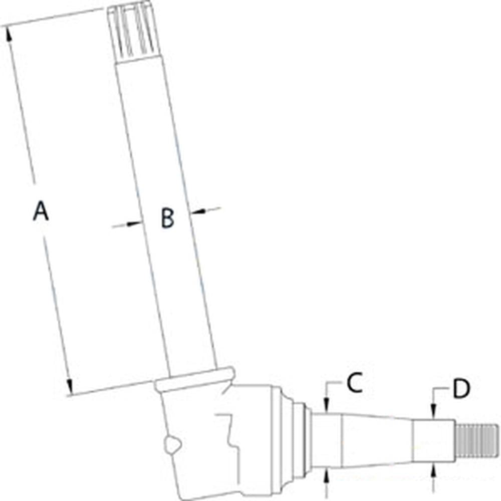 AR55180 Spindle - Right-Hand/Left-Hand – Fits John Deere – additional image 4