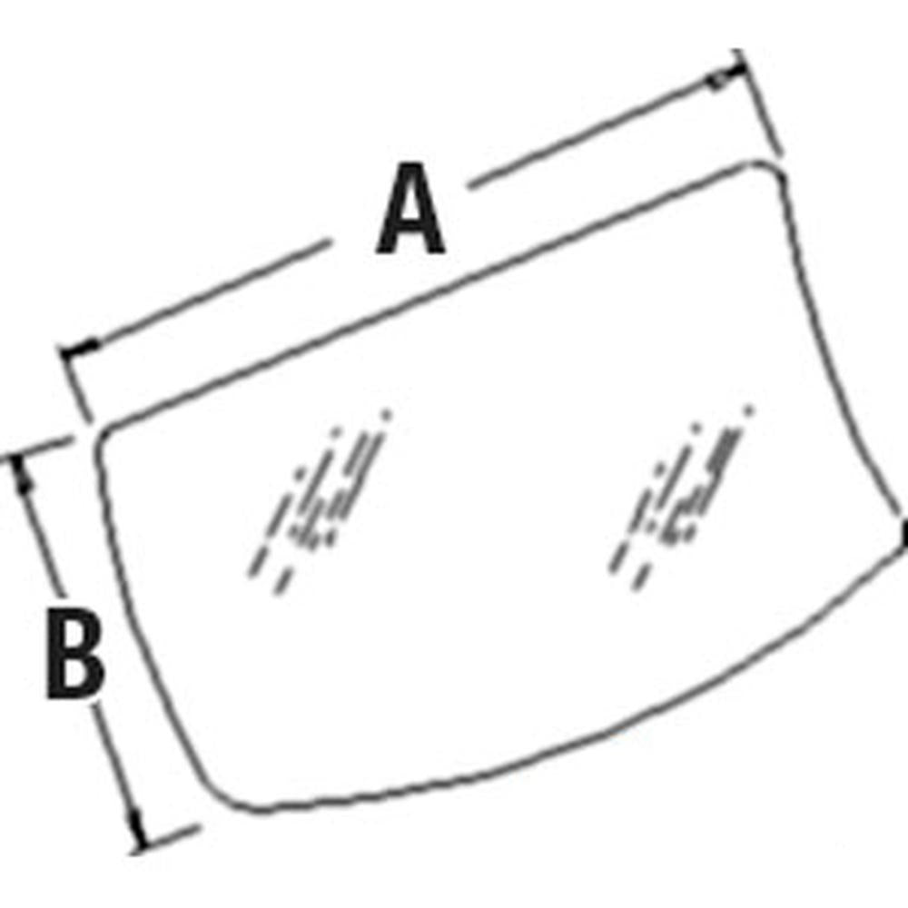 Cab Glass – Fits Hitachi