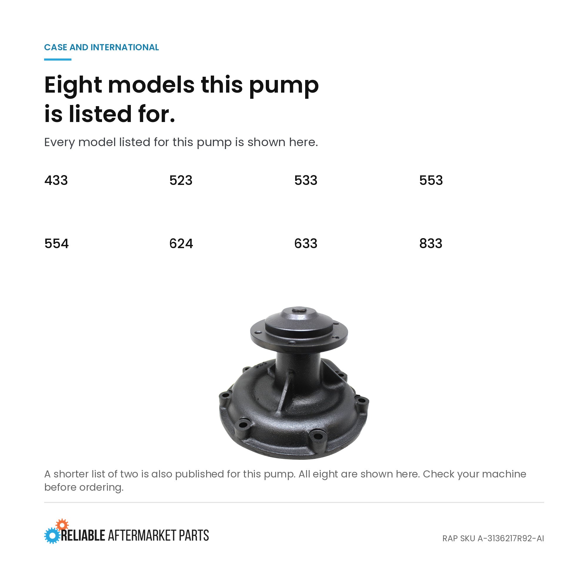 3132738R93 Water Pump – additional image 4