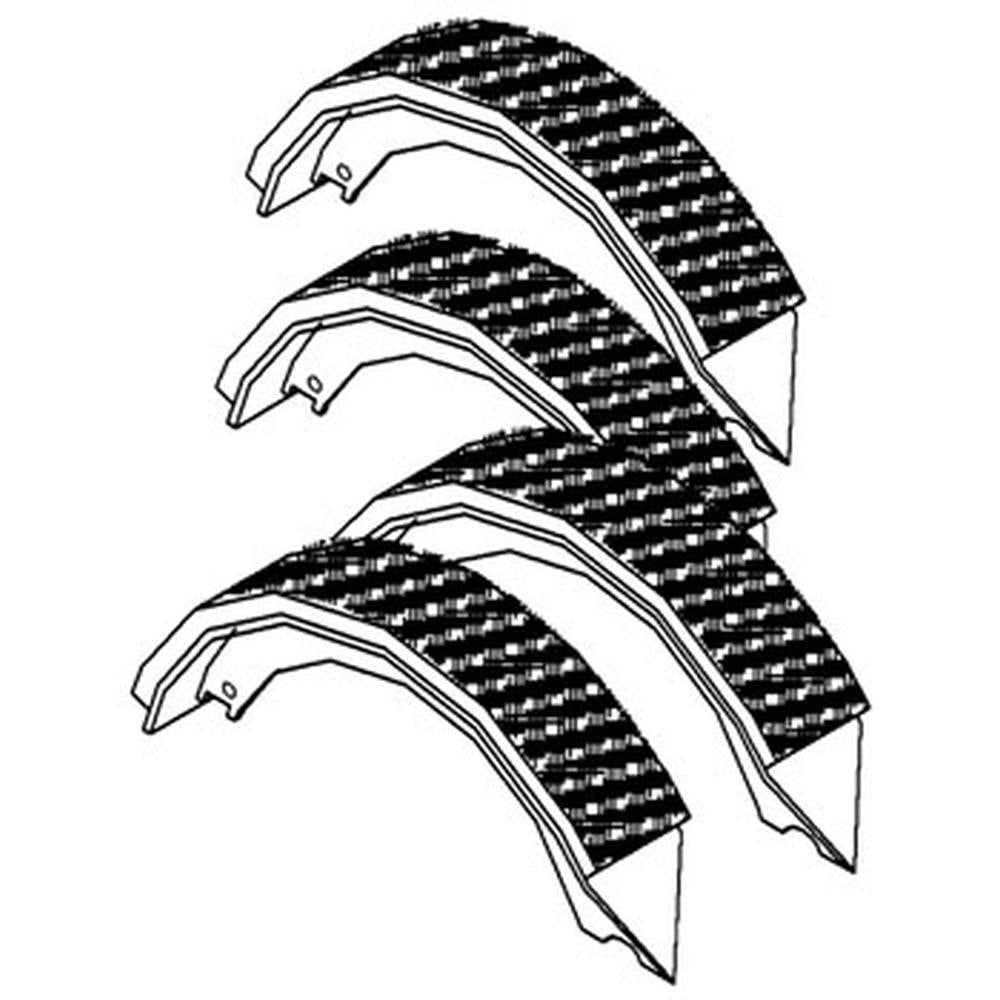 8N2200B Aftermarket Bonded Brake Shoe Set – Fits Ford – additional image 6