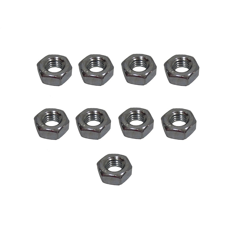 2Y5829 Set Of Nine (9) Aftermarket Caterpillar M10-1.5 Hex Nuts