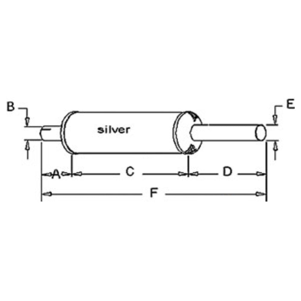 1717-3401 Vertical Muffler – additional image 2