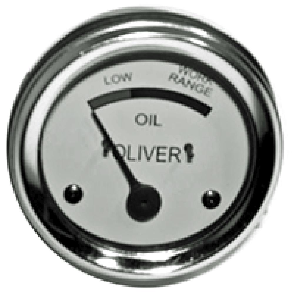 Oil Pressure Gauge (0-25 PSI) - Dash mounted – Fits Oliver