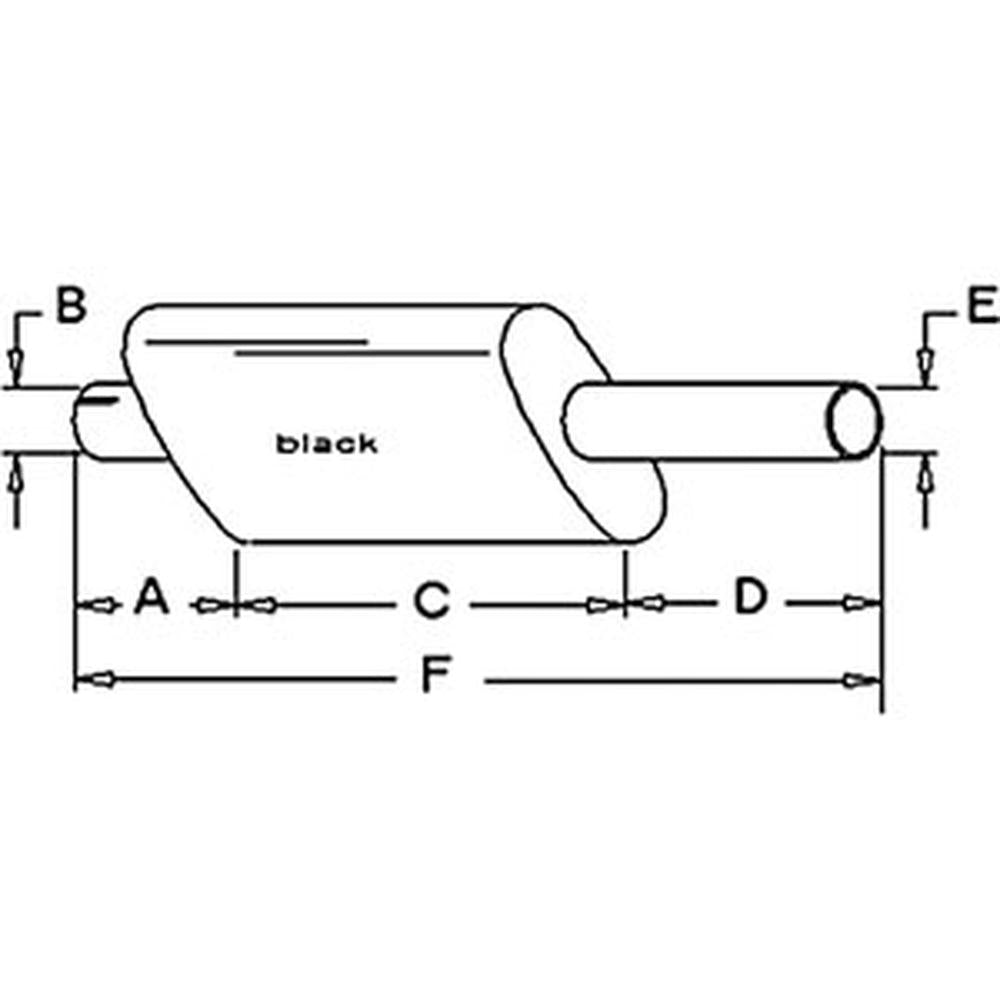 248883 Vertical Muffler – Fits Allis Chalmers – additional image 2