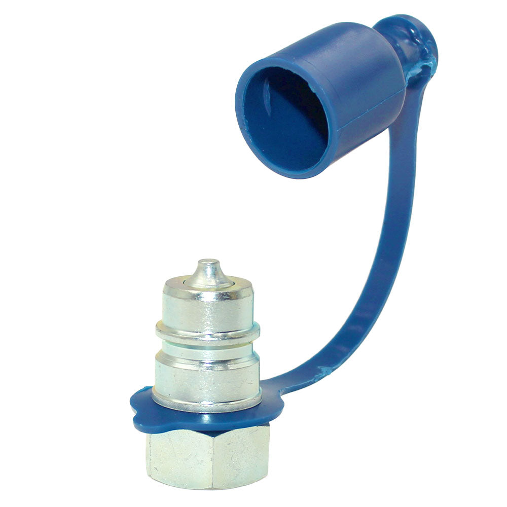 DR10008 Hydraulic Male Tip Poppet Style 3/4"-16 ORB x 1" Hex Shoulder Farmer – Fits John Deere