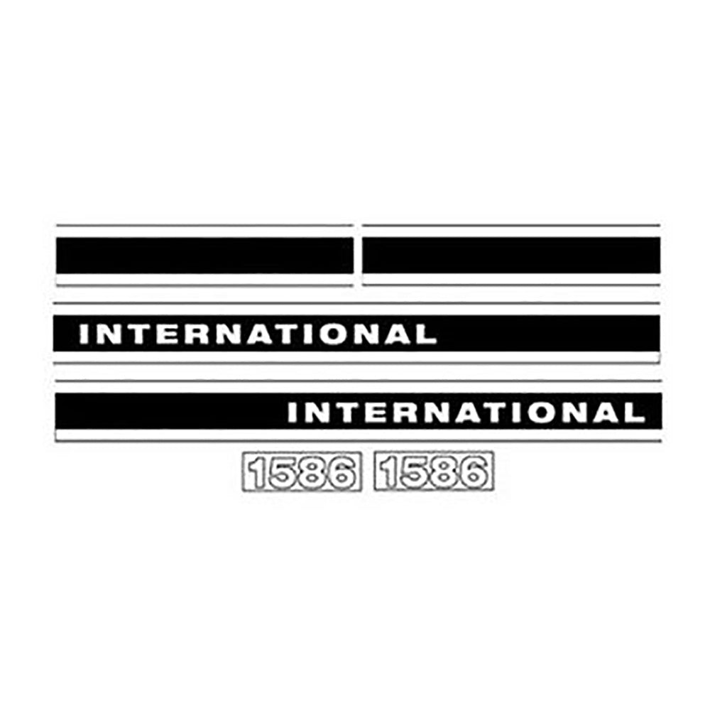 I1586C Hood Decal Set