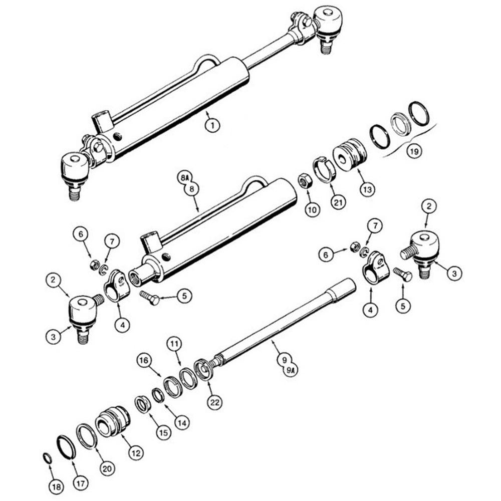 D92099 Hydraulic Steering Cylinder – Fits Case – additional image 3
