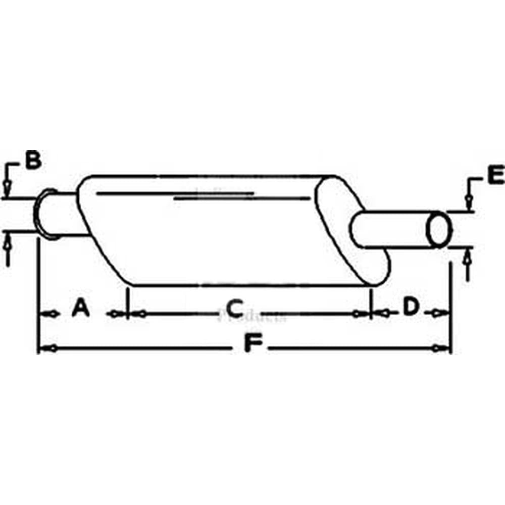 AL24553 Muffler – Fits John Deere – additional image 3