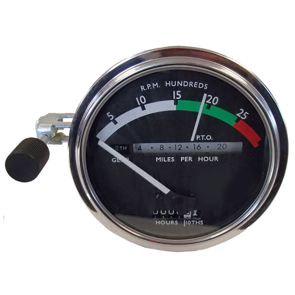 RE50406 WHITE Needle Tachometer – Fits John Deere