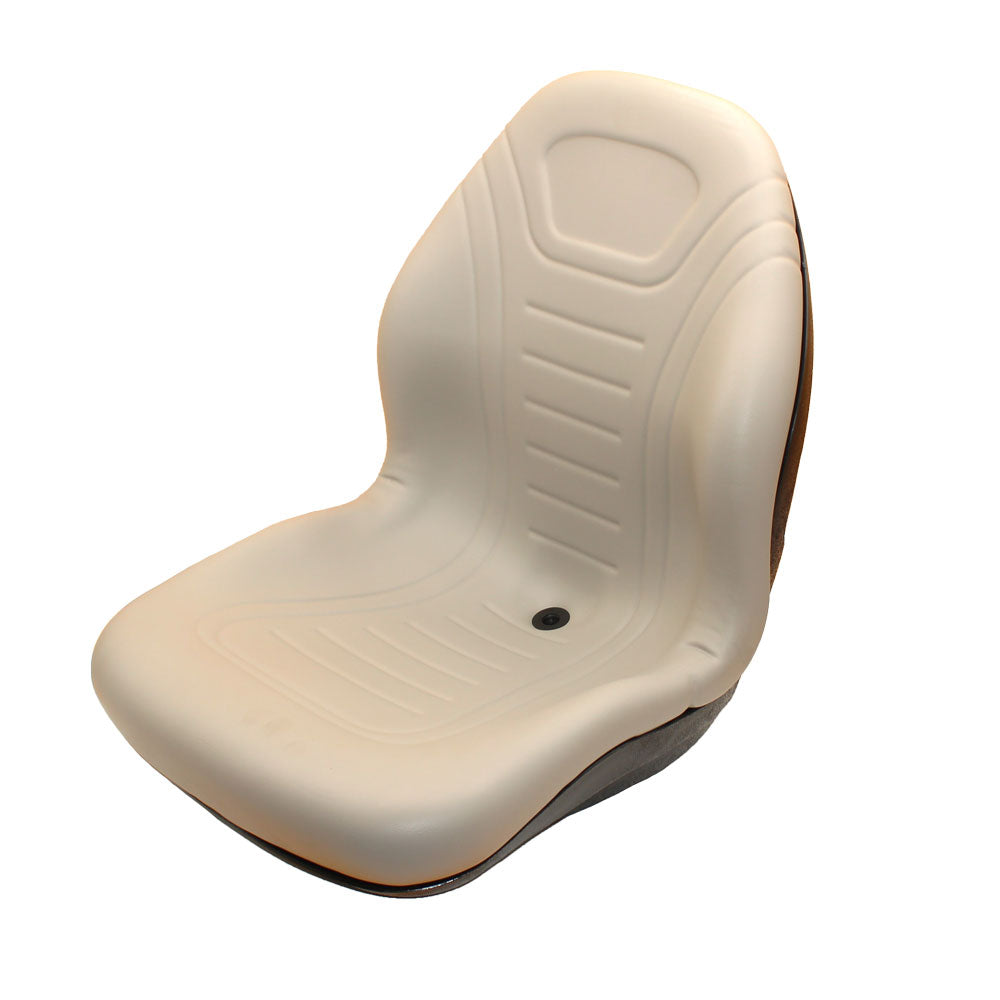 LVA10029-KH-GREY Grey Milsco High Back Seat – Fits John Deere