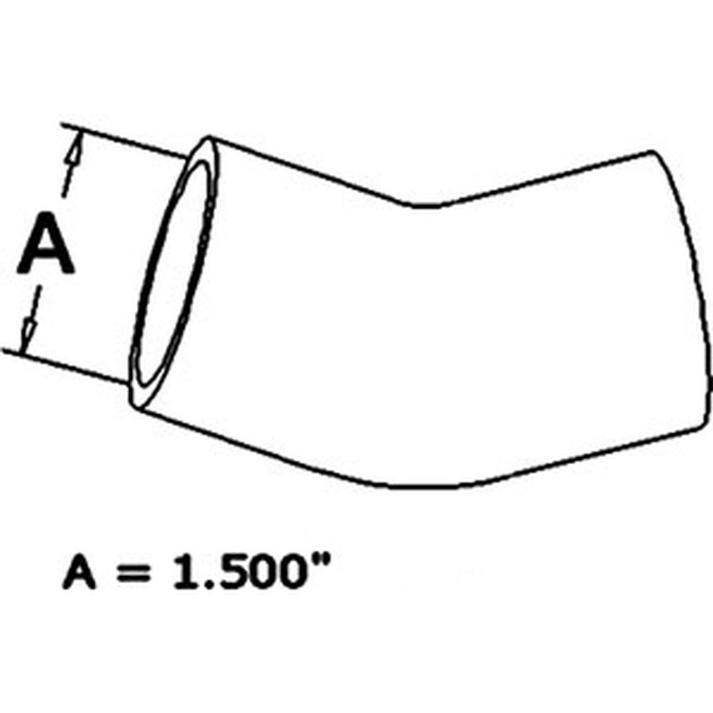 827496M1 Upper Radiator Hose – additional image 2