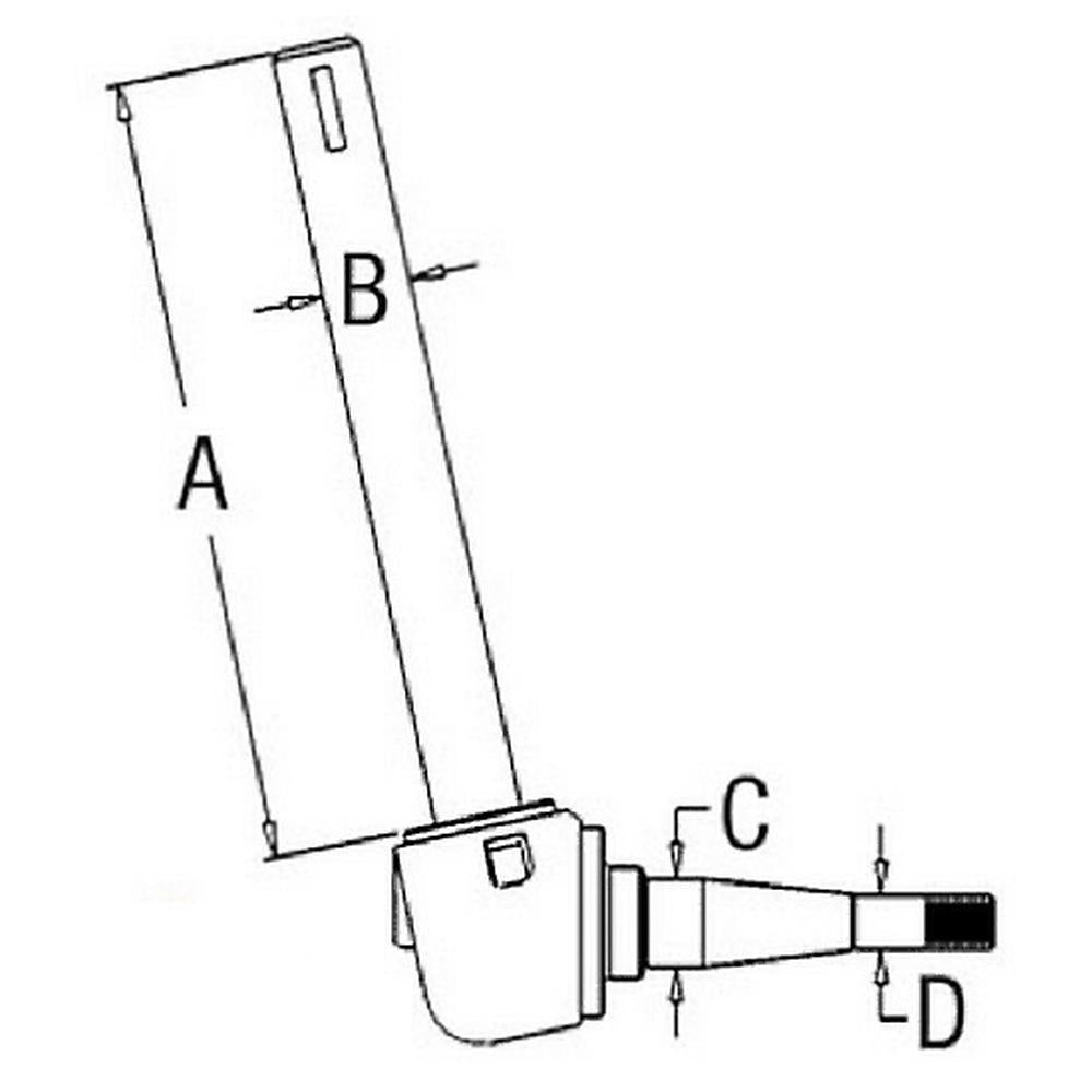 182557M92 Right-Hand Spindle – Fits Massey Ferguson
