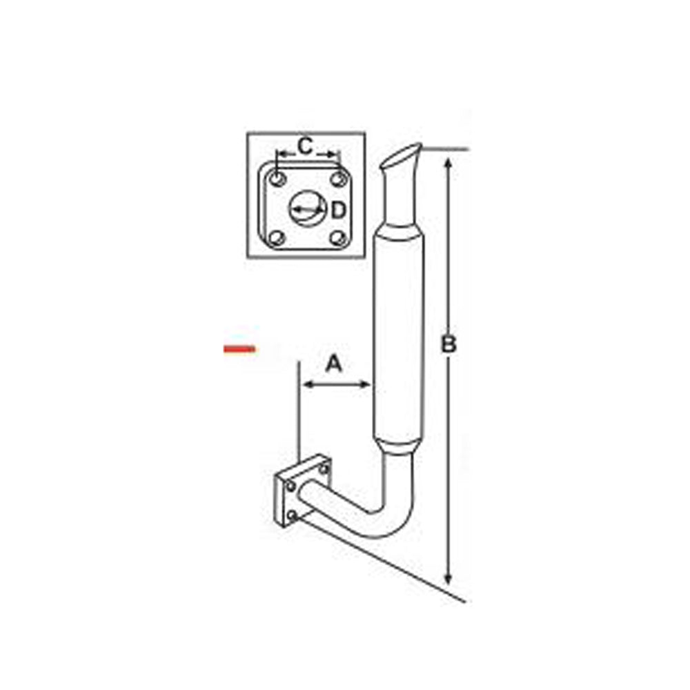 S70558 Vertical Muffler – Fits Yanmar – additional image 2