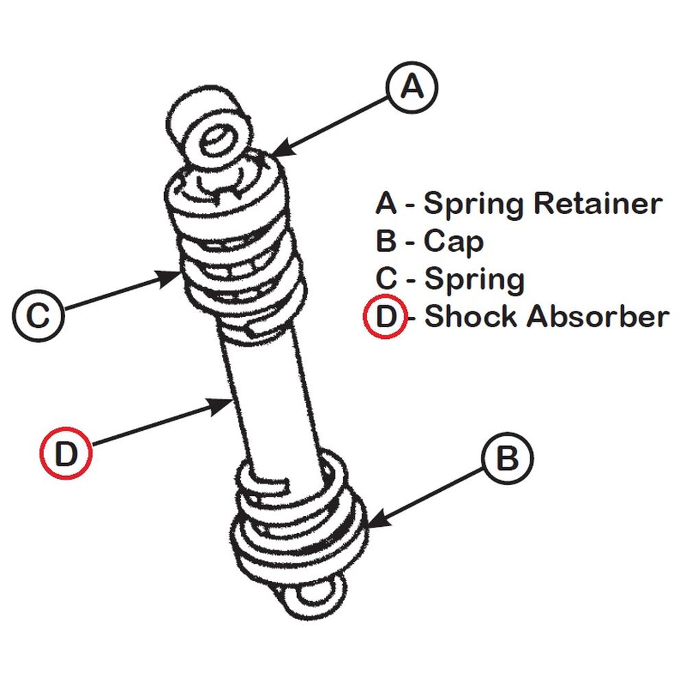 AR27572-BSHNGS Seat Shock Absorber – Fits John Deere – additional image 2