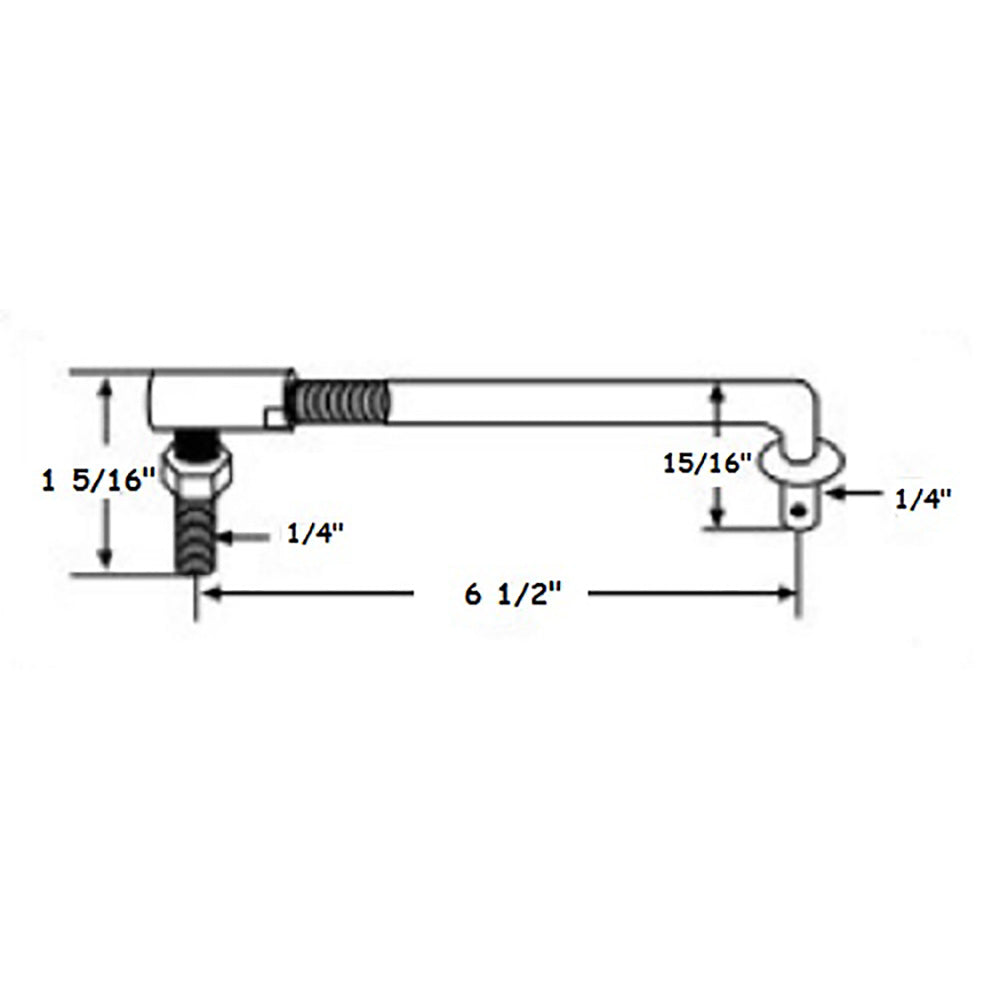 1876343M92 Universal Tractor Throttle Linkage – Fits Massey Ferguson – additional image 2